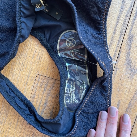 NEW Vix Swim Black Firenze Bikini Bottoms Swim Size XS NWT - Picture 3 of 7